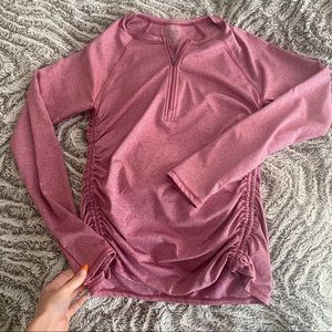 Pink activewear pullover
